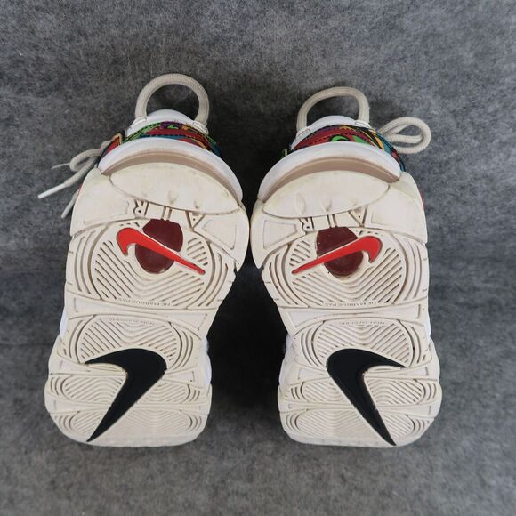 Nike Shoes Youth 4.5 Sneakers Air More Uptempo Peace Love Swoosh GS Athletic Mid - Picture 12 of 15